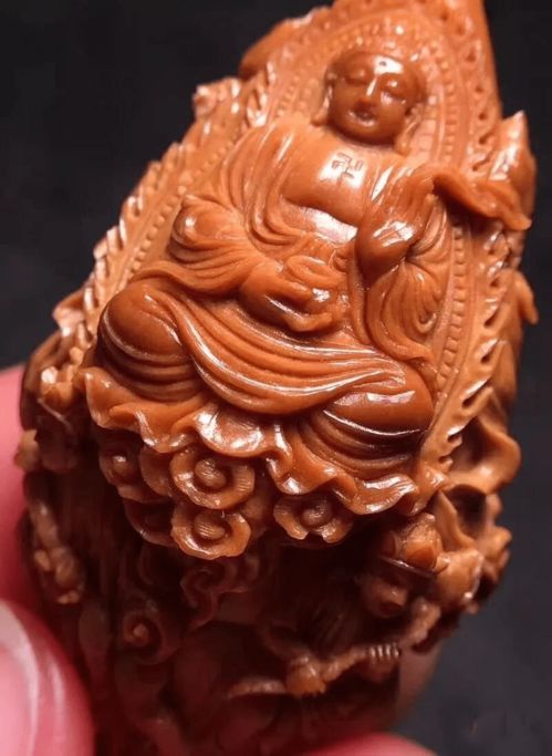 拿到一串橄榄核雕